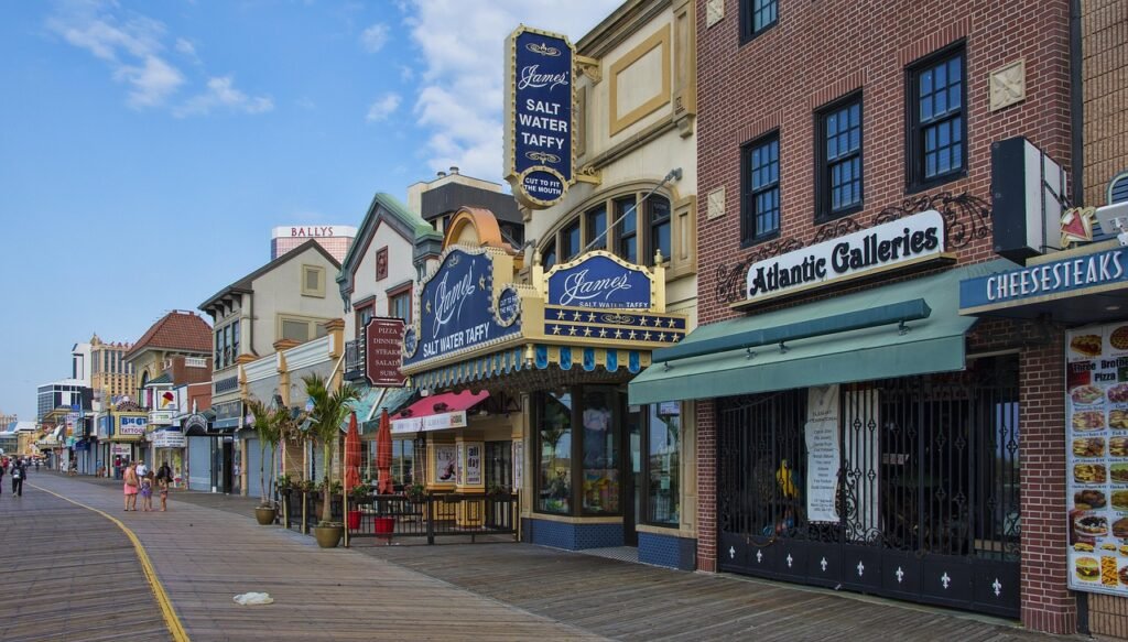 atlantic city, boardwalk, new jersey, shore, beach, ocean, resort, nature, casino, travel, vacation, shop